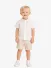 Mayoral Jongens Set Blouse Short Linen Bermuda Oat