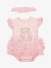 Mayoral Meisjes Romper Tutu Haarband Rose