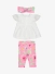 Mayoral Meisjes Set Legging Haarband Bubblegum