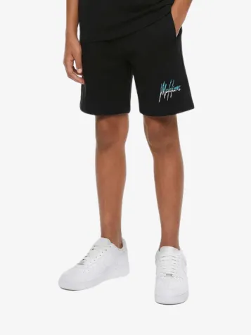 Jongens Short Split Zwart Blauw