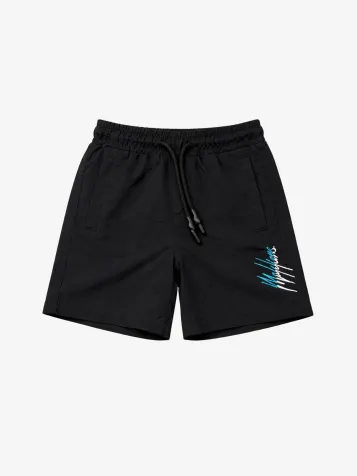 Jongens Zwembroek Split Zwart Blauw