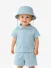 Malelions Junior Jongens Baby Blouse Wafel Dusty Groen