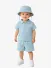 Malelions Junior Jongens Baby Blouse Wafel Dusty Groen