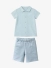 Malelions Junior Jongens Baby Blouse Wafel Dusty Groen