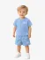 Malelions Junior Jongens Baby Zwembroek Signature Whale Blauw