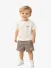 Malelions Junior Jongens Baby Zwembroek Signature Latte