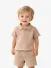 Malelions Junior Jongens Baby Polo Linen Latte