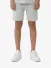 Malelions Junior Jongens Short Striped Signature Ocean Grijs