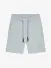 Malelions Junior Jongens Short Striped Signature Ocean Grijs