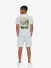 Malelions Junior Jongens T-shirt Relaxed White Heron Ocean Grijs
