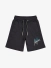 Malelions Junior Jongens Short Split Zwart Blauw