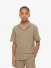 Malelions Junior Jongens Blouse Ribbed Script Olive Groen