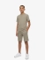 Malelions Junior Jongens T-shirt Ribbed Script Olive Groen