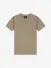 Malelions Junior Jongens T-shirt Ribbed Script Olive Groen