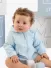Mitch & Son Jongens Baby Zomerjas Noah Sky Blauw