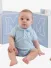 Mitch & Son Jongens Baby Romper Nicholas Badstof Sky Blauw