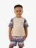 Mitch & Son Jongens Set T-shirt Short Paxton Stone Beige