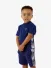 Mitch & Son Jongens Set T-shirt Short Phoenix Blauw Navy