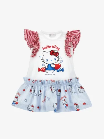 Meisjes Jurk Hello Kitty Wit