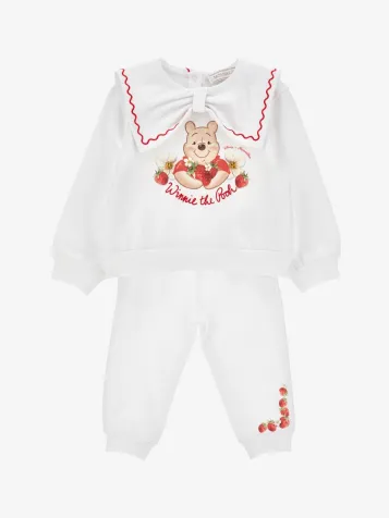 Meisjes Joggingpak Winnie de Pooh Wit