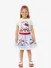 Monnalisa Meisjes T-shirt Hello Kitty Regular Wit