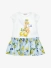 Monnalisa Meisjes Jurk Tinkelbel Wit Blauw