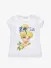 Monnalisa Meisjes T-shirt Tinkelbel Regular Wit