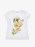 Monnalisa Meisjes T-shirt Tinkelbel Regular Wit