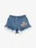 Monnalisa Meisjes Spijkershort Winnie de Pooh Denim Bleach