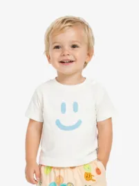 Molo T-shirts Short Sleeves Enzo Daylight White