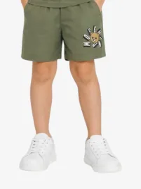 Moschino Jongens Zwembroek Teddybeer Army Groen