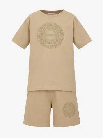 Jongens Set T-shirt Short Irish Cream