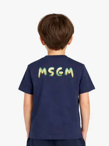Jongens T-shirt Donker Blauw