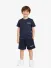 MSGM Junior Jongens Short Fleece Donker Blauw
