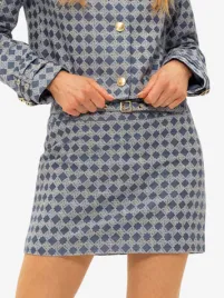 Nikkie By Nikkie Plessen Dames Rok Parole Misty Blue