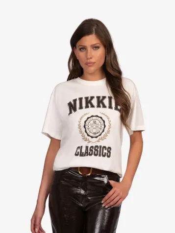 Dames T-shirt Odessi Star White