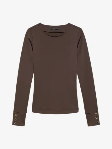 Dames Longsleeve Top Oshawa Coffee