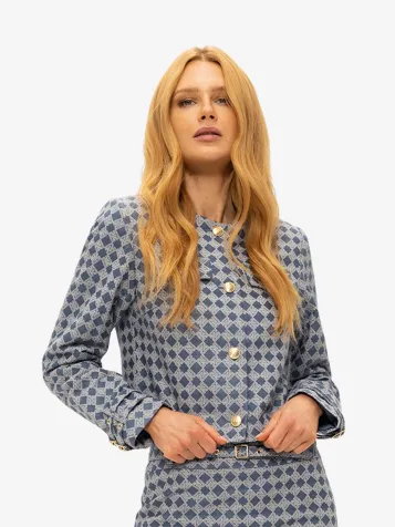 Dames Jacket Parole Misty Blue