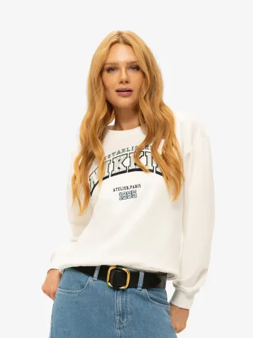 Dames Sweater 1985 Nikkie Star White