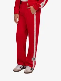 Nik & Nik Meisjes Joggingbroek Soof Track Pants Racing Red