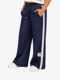 Nik & Nik Meisjes Joggingbroek Soof Track Pants Blue Iris