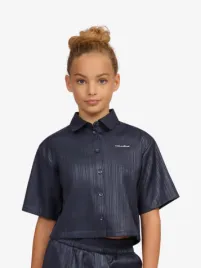 Nik & Nik Meisjes Blouse Meave Blue Iris