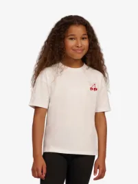 Nik & Nik Meisjes T-shirt Cheri Off White