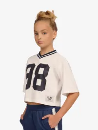 Nik & Nik Meisjes T-shirt Silke Off White