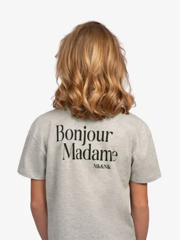 Aila Melange T-shirt Grey Melange