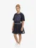 Nik & Nik Meisjes Rok Silke Lace Blue Iris