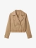 Nik & Nik Meisjes Zomerjas Sev Trenchcoat Praline