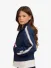 Nik & Nik Meisjes Vest Soof Track Jacket Blue Iris