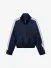 Nik & Nik Meisjes Vest Soof Track Jacket Blue Iris