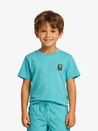 Parajumpers Kids Jongens T-shirt Patch Aqua